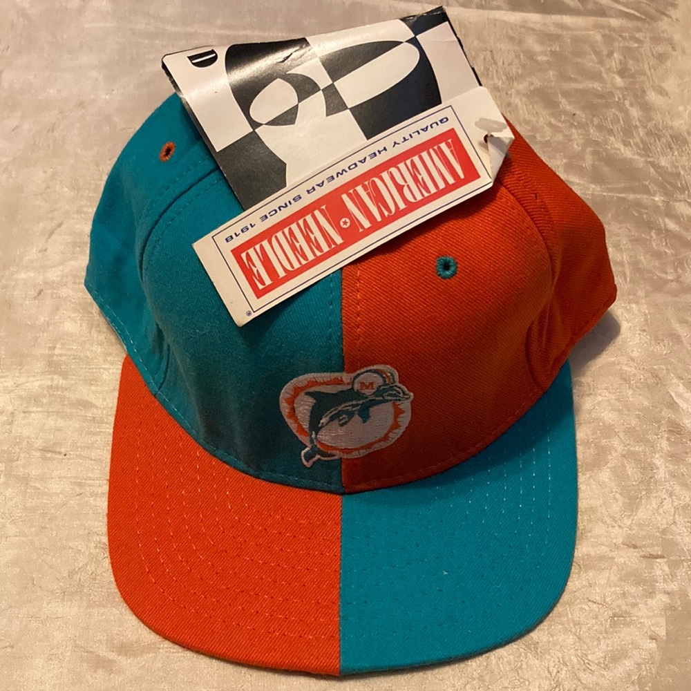Vintage New NFL Miami Dolphins American Needle Fitted